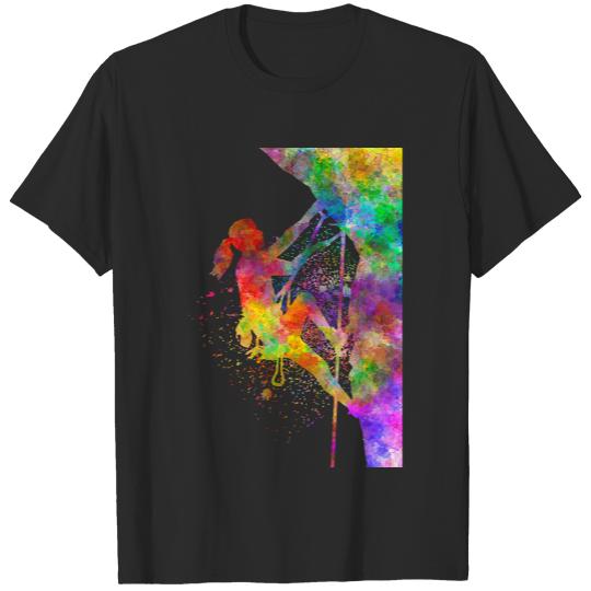 Climber Climber in watercolor T-Shirts