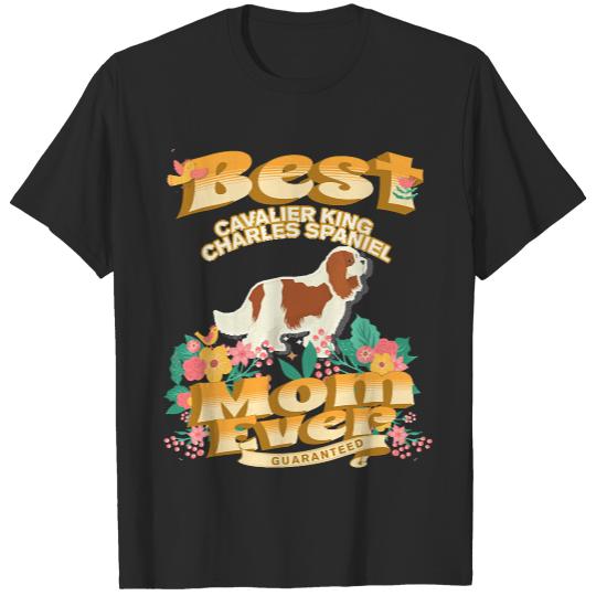 Dog Moms T- Shirt Best Cavalier King Charles Spaniel Mom - Dog Mom, Dog Owner Gifts T- Shirt (1) T-Shirts