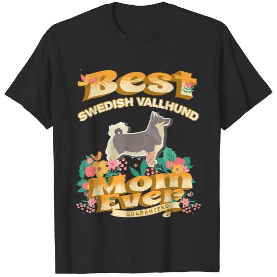 Dog Moms T- Shirt Best Swedish Vallhund Mom - Dog Mom, Dog Owner Gifts T- Shirt T-Shirts