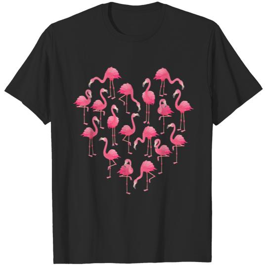 Flamingo T- Shirt Love flamingo T- Shirt (2) T-Shirts
