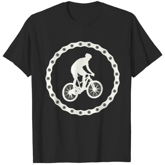 Bicycle Chain T- Shirt Bicycle Chain Mountain Bike I Bike Cycling Cyclist Biker T- Shirt T-Shirts