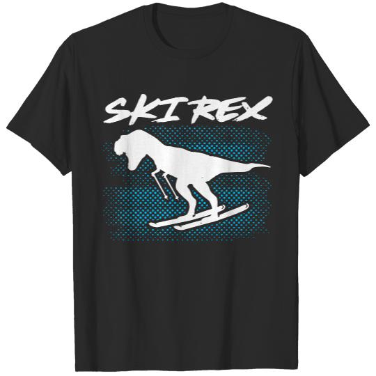 Skiing Skiing Ski Rex Skier Winter Sports T-Shirts
