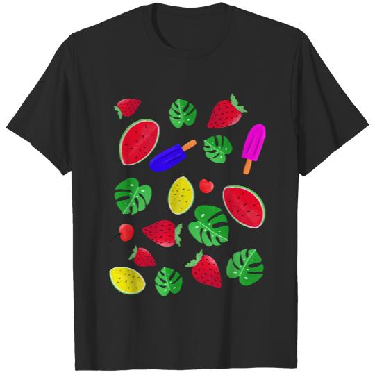 Fruits T- Shirt Summer Fruits T-Shirts