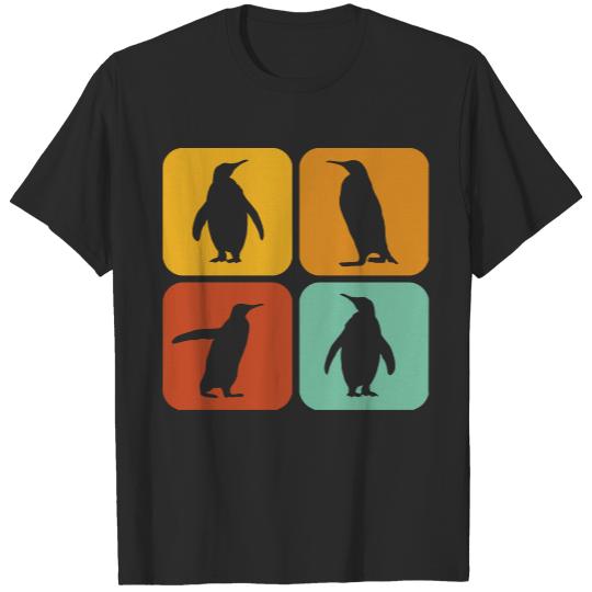 Penguin T- Shirt Retro Penguins I Aesthetic I Penguin T- Shirt T-Shirts