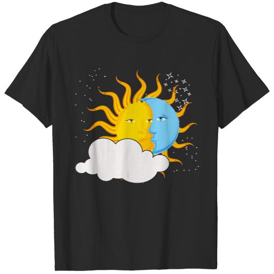 Astrology T- Shirt Astronomy Sun Celestial Bodies Moon Lover Astrology T- Shirt T-Shirts