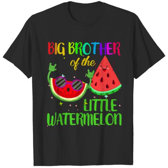 Birthday Big Brother Watermelon T- Shirt Birthday big brother watermelon T- Shirt T-Shirts