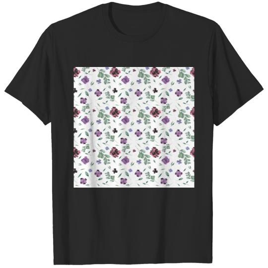Flower Pattern T- Shirt Flower pattern summer T- Shirt T-Shirts