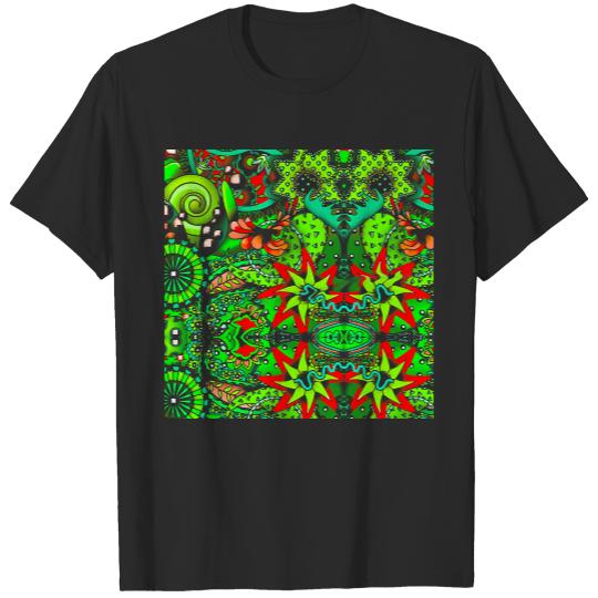 Abstract T- Shirt Green and Fun! T- Shirt T-Shirts