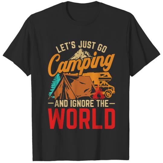 Camping Camp Nature Campsite Wildlife Camper Outdoor Camping T-Shirts