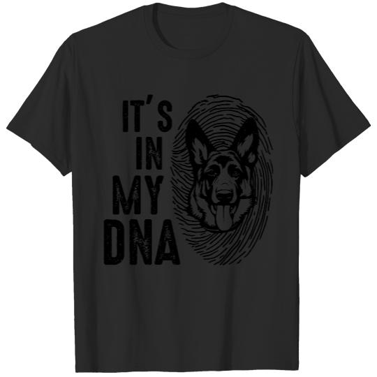 Dog Lover Gifts T- Shirt My Dna is Shepherds T- Shirt T-Shirts