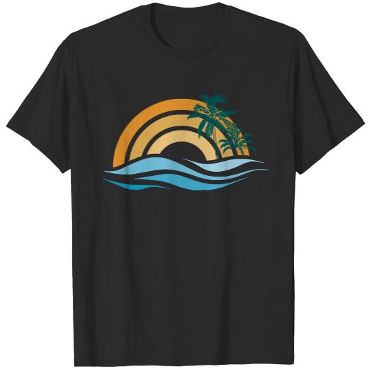 Palms Sunset Waves T-ShirtPalms sunset waves T-Shirt T-Shirts
