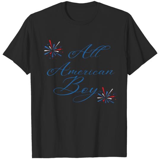 American T- Shirt All American Boy T- Shirt T-Shirts