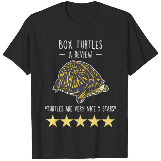 Box Turtle T- Shirt Box Turtle Review T- Shirt T-Shirts