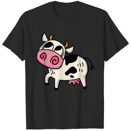 Cow T Shirt Cartoon Cow I Kids I Milk Cow T Shirt T-Shirts