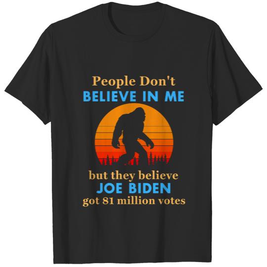 Funny Conservative Joe Biden Bigfoot T-Shirts