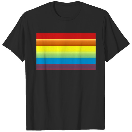 Rainbow Flag Vektor T-shirt
