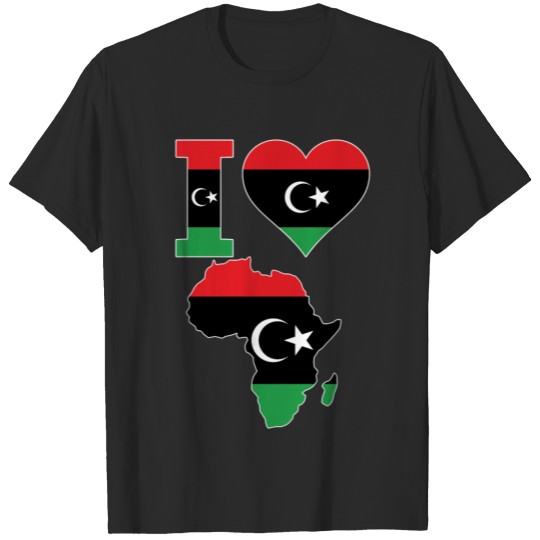 I Love Africa Libya T-shirt