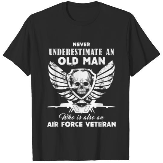 Old Man Air Force Veteran T-shirt