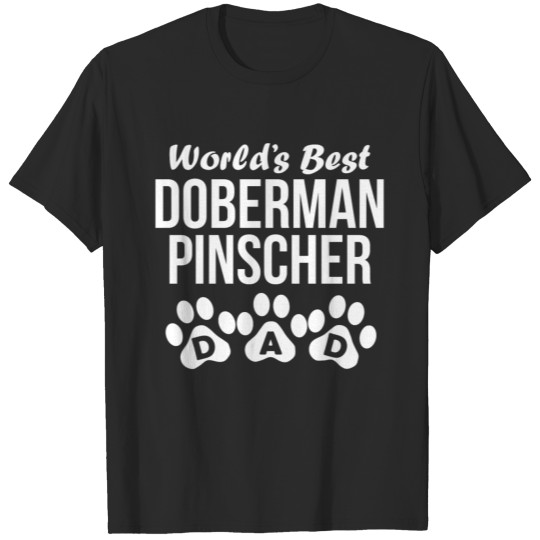World's Best Doberman Pinscher Dad T-shirt