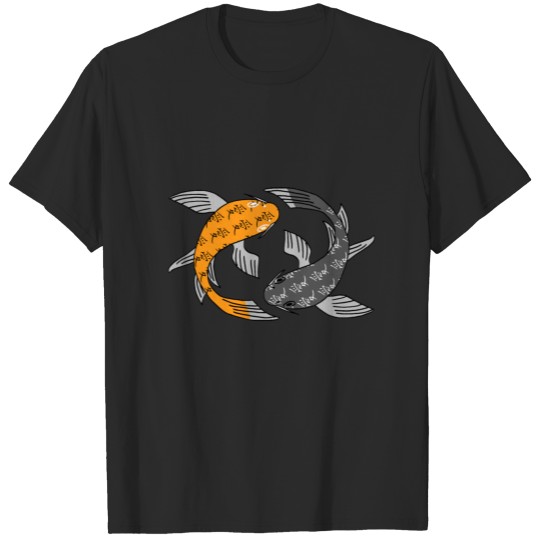 Koi Yin Yang Love Fish T-shirt