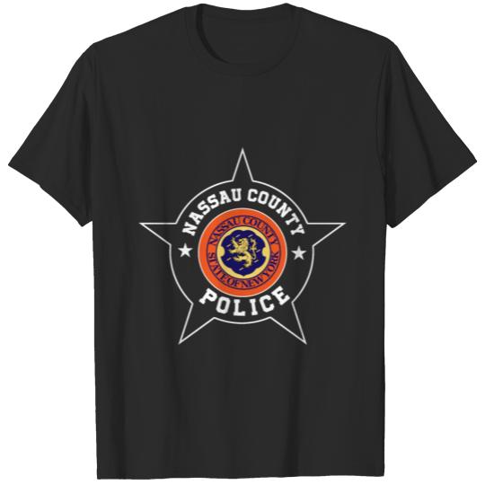 Nassau County Police T Shirt - Nassau County flag T-shirt