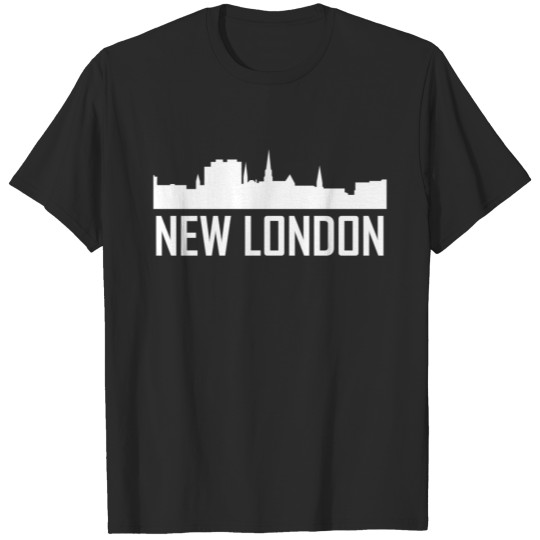 New London Connecticut City Skyline T-shirt