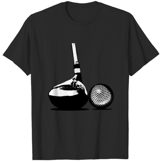 Golf Ball and Club T-shirt