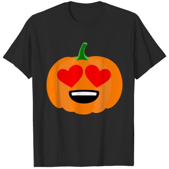 Pumpkin Heart Eyes T-shirt