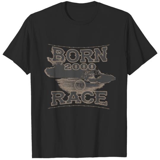 born to race racer racing tuning 2000 T-shirt