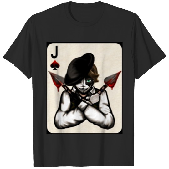 the jack of spades portrait T-shirt