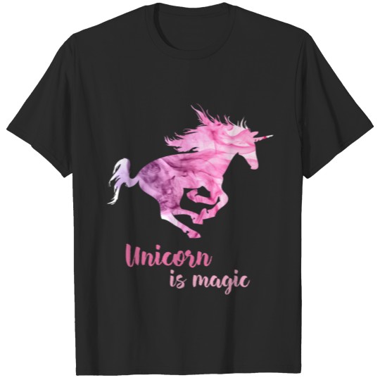 unicorn magic Wilde horse pink girl rider pony gir T-shirt