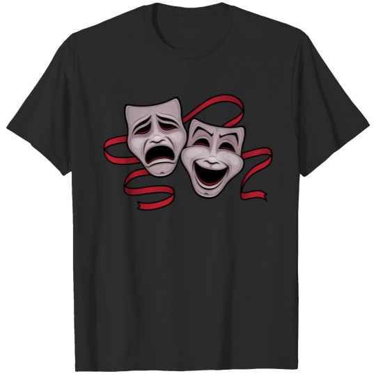 Comedy And Tragedy Masks T-shirt