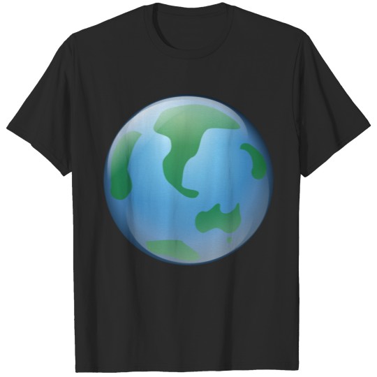 globus planet erde earth kontinente continents140 T-shirt