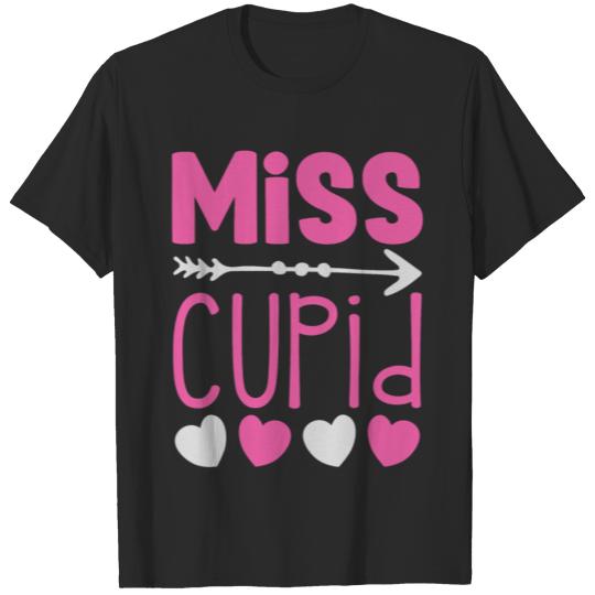 Miss Cupid funny Valentines Day T-shirt