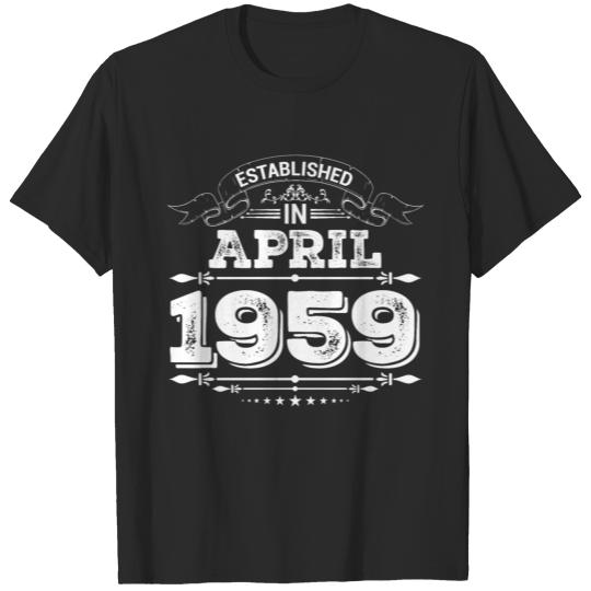 Established in April 1959 T-shirt