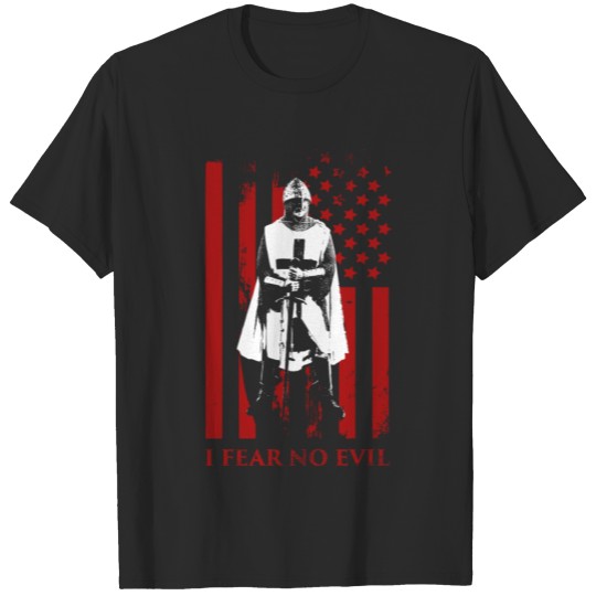 Knights Templar & American Flag T-shirt