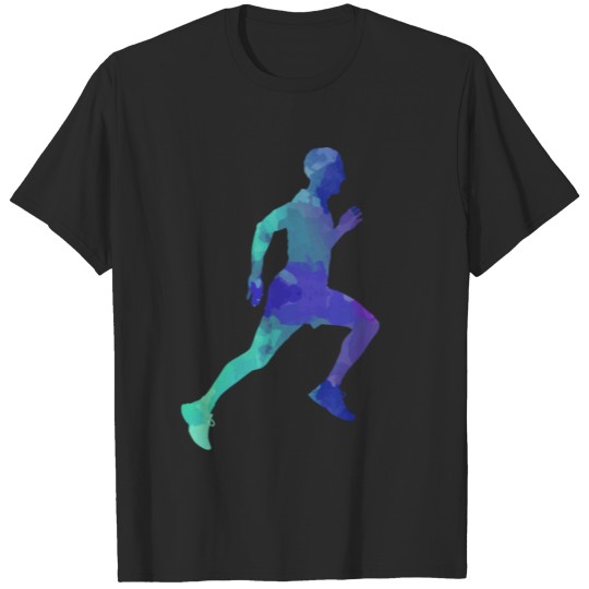 Watercolor Running T-shirt