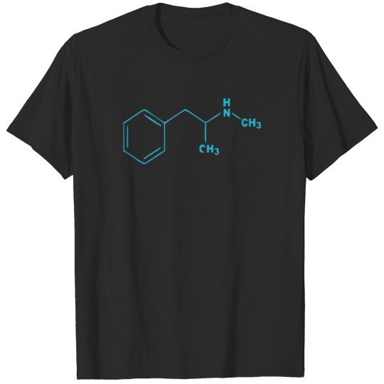 Blue Crystal Meth Molecule Funny breaking retro dr T-shirt