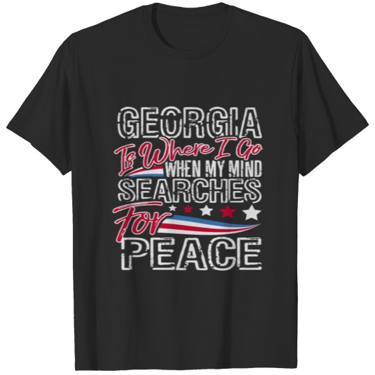 Georgia American Patriotic Memorial Day T-shirt