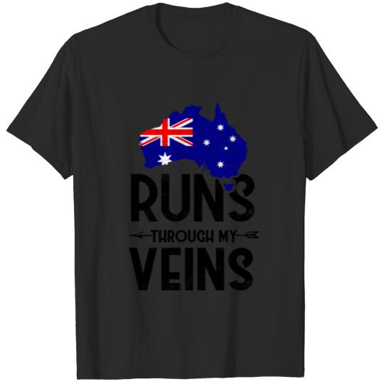 Australia veins T-shirt