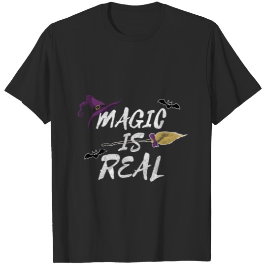 Witch - Magic Is Real Grudge Halloween T-shirt
