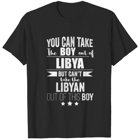 Can take the boy out of Libya but Can't take the T-shirt