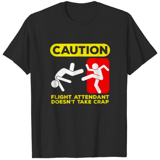Flight Attendant Stewardess Airline Travel Job T-shirt