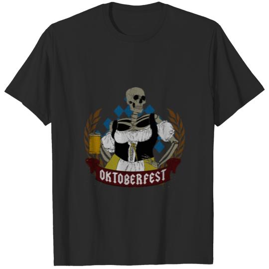 Oktoberfest Skeleton Dirndl T-shirt