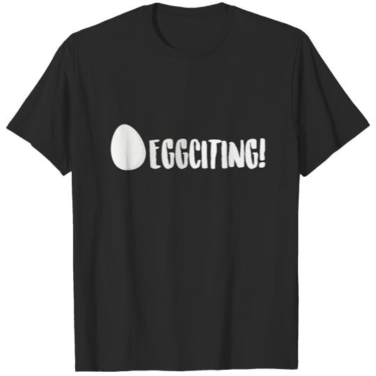 Eggciting - Food Puns - Total Basics T-shirt