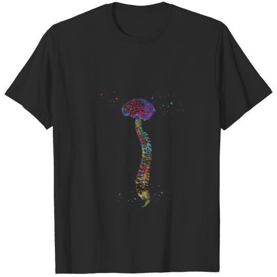 Human Spine with Brain T-shirt