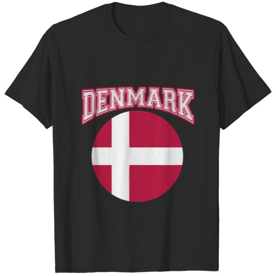Round Flag of Denmark T-shirt