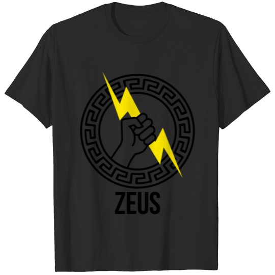 Zeus - Greek thunder god olympus mythology tee T-shirt