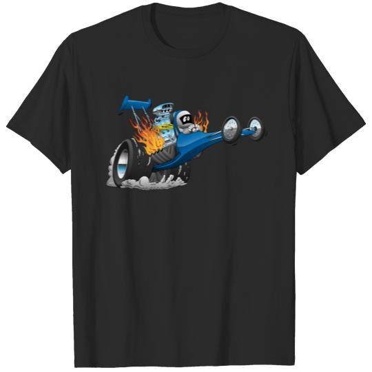 Top Fuel Dragster Cartoon T-shirt