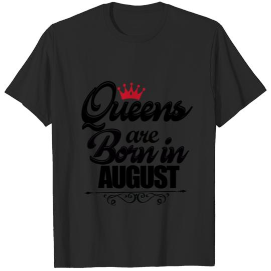 August birthday tees T-shirt